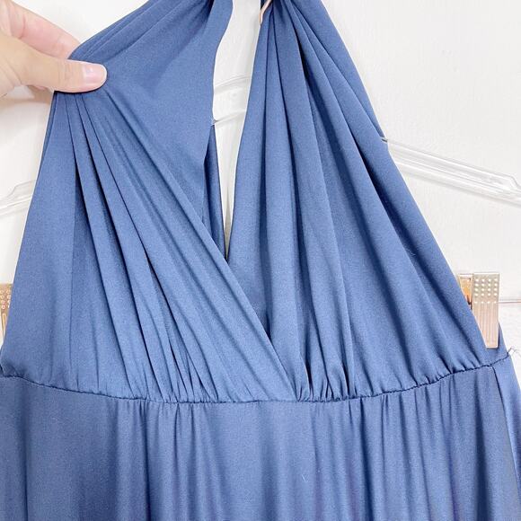 Xenia The Perfect Date Multiway Maxi Dress Blue 4 - Picture 5 of 15